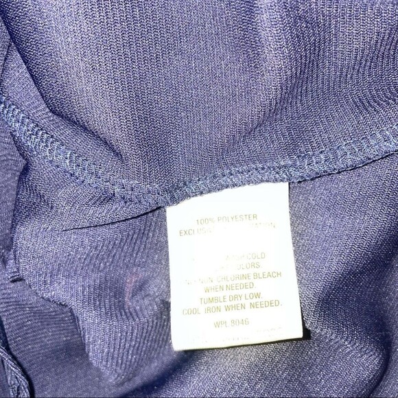 Maison Jules Dress Navy blue with white feathers red, white & blue SZ Sm - Picture 6 of 9